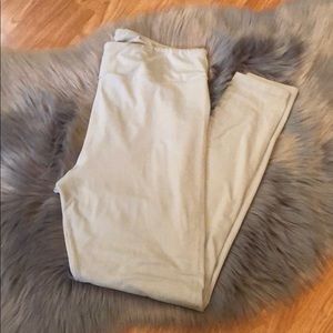 Lularoe Solid Grey TC Leggings